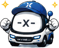 CAR-X-WEB キャラクター（喜んでいる）